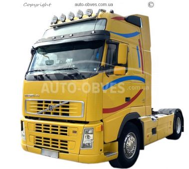 Holder for headlights on the roof of Volvo FH euro 5 high roof, service: installation of diodes фото 3