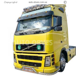Защита переднего бампера Volvo FH euro 5 - доп услуга: установка диодов, под заказ 5 дней фото 15
