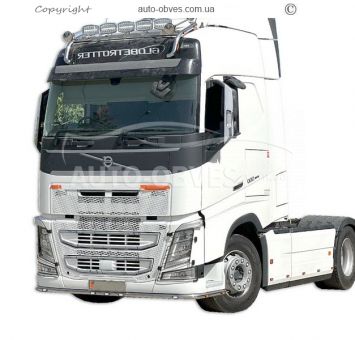 Holder for headlights on the roof of Volvo FH euro 6 - service: installation of diodes фото 1