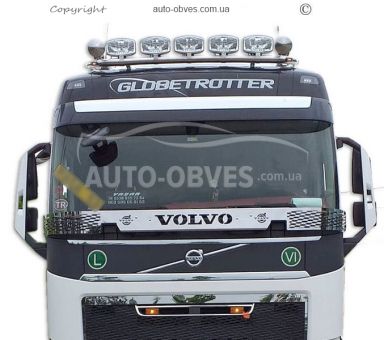 Holder for headlights on the roof of Volvo FH euro 6, service: installation of diodes фото 2