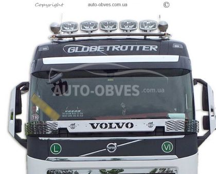 Holder for headlights on the roof of Volvo FH euro 6, service: installation of diodes фото 1