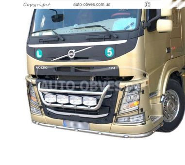 Holder for headlights in the Volvo FM евро 6 grille, service: installation of diodes фото 2