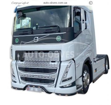 Stainless steel protector Volvo FH euro 6 - type: stainless steel color: black фото 2