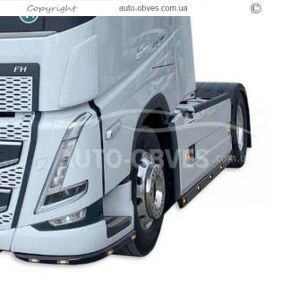 Stainless steel protector Volvo FH euro 6 - type: stainless steel color: black фото 0