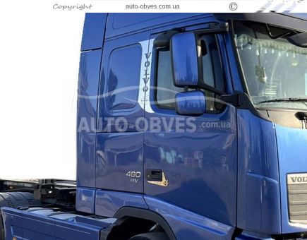 Накладки на стійки дверей Volvo FH - тип: 4 шт варіант 2 фото 17