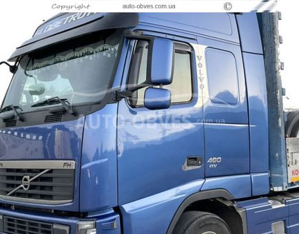 Накладки на стійки дверей Volvo FH - тип: 4 шт варіант 2 фото 15