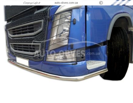 Volvo FH euro 6 front bumper protection - additional service: installation of diodes фото 1