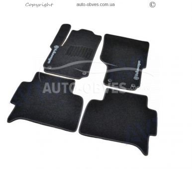 Rugs Volkswagen Amarok 2016-2020 - material: - pile, kt 5pcs, black фото 0
