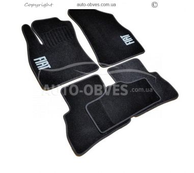 Floor mats Fiat Doblo II 2010-... 5 seats. - material: - pile, kt 5pcs фото 0