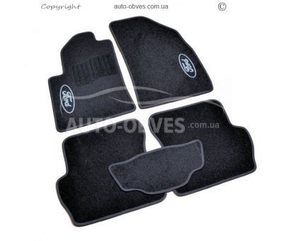 Floor mats Ford Fiesta 2002-2007 - material: - pile, qt 5pcs фото 0