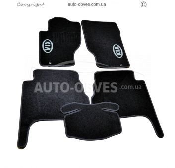 Rugs Kia Sorento 2003-2009 - material: - pile, kt 5 pcs, black фото 0