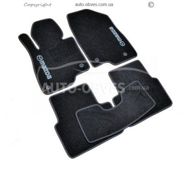 Floor mats Mazda 3 2013-... - material: - pile, qt 5pcs фото 0