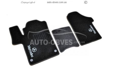 Floor mats Mercedes Vito 447 2014-... - material: - pile, qt 3pcs фото 0