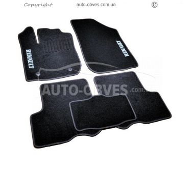 Floor mats Renault Sandero 2013-2019 - material: - pile, qt 5pcs фото 0