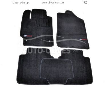Килимки Toyota Camry 2006-2012 - матеріал: ворс, чорні, тип: преміум фото 0