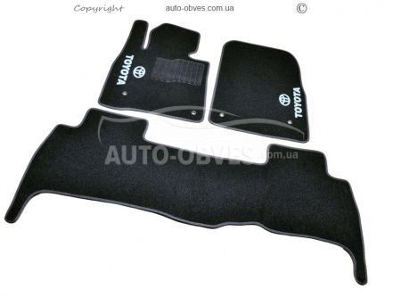 Floor mats Toyota Land Cruiser 200 2007-2012 5 seats - material: - pile, beige, type: premium фото 0