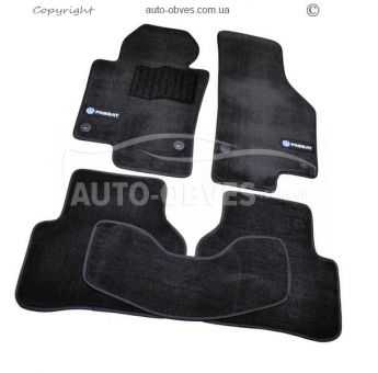 Floor mats Volkswagen Passat B6 - material: - pile, black, type: premium фото 0