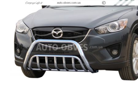 Front bar Mazda CX5 2011-2017 - type: double фото 0