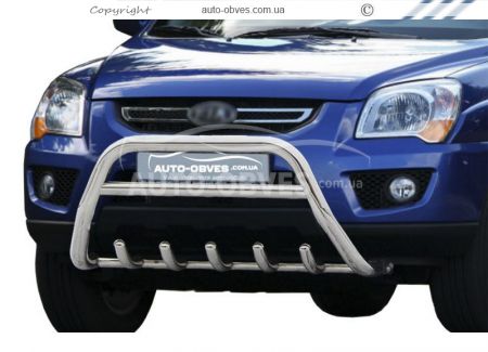 Front bar Kia Sportage 2005-2009 - type: regular фото 0