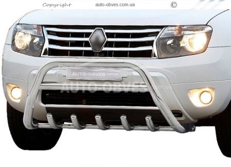 Front bar Renault Duster - type: standard фото 0