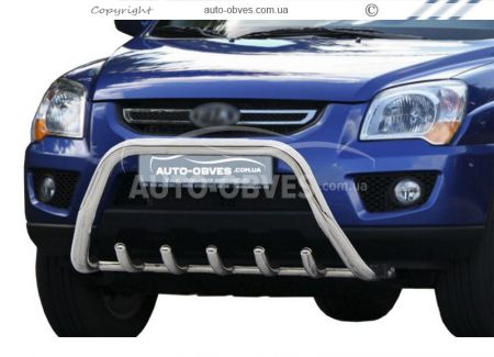 Кенгурятник Kia Sportage 2005-2009 - тип: без перемычки фото 0