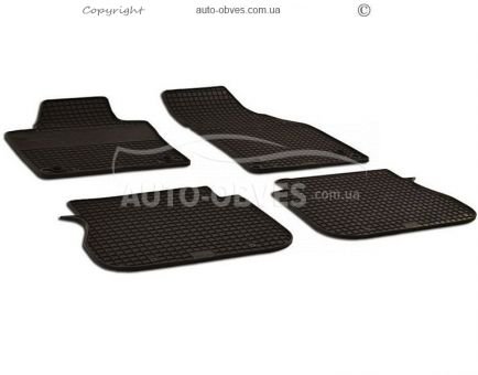 Floor mats rubber VW Caddy 2015-2020, 4 pcs фото 0