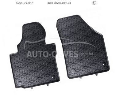 Floor mats Volkswagen Caddy 2015-2020 - type: 2 pcs pr. geyer hosaja фото 0