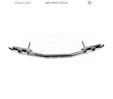 Bumper protection Volkswagen Crafter 2017-... - type: model with plates photo 1