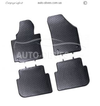 Floor mats Volkswagen Touran 2010-2015 - type: 4 pcs pr. geyer hosaja фото 0