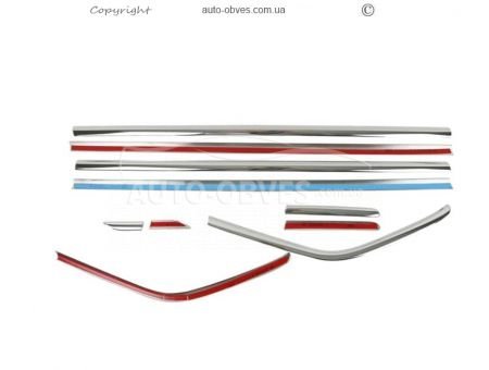 Окантовка вікон нижня Ford Escape 2013-2020 фото 1