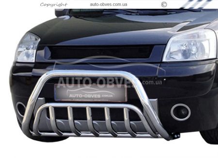 Кенгурятник Citroen Berlingo, Peugeot Partner 2002-2007 - тип: подвійний фото 0