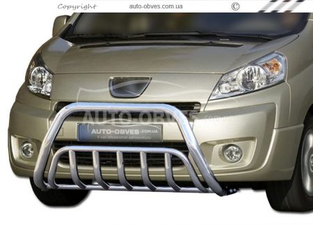 Кенгурятник Peugeot Expert 2007-2016 - тип: подвійний фото 0