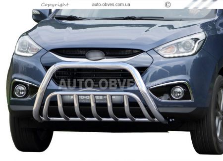 Front bar Hyundai ix35 2010-2016 - type: double фото 0