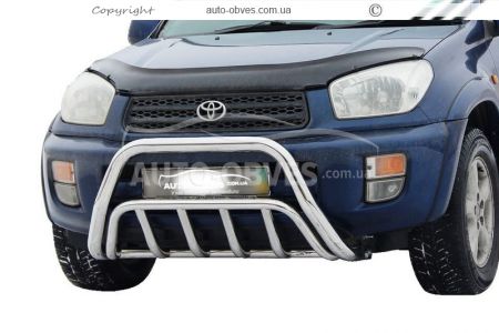 Front bumper protection Toyota Rav4 2000-2005 фото 0