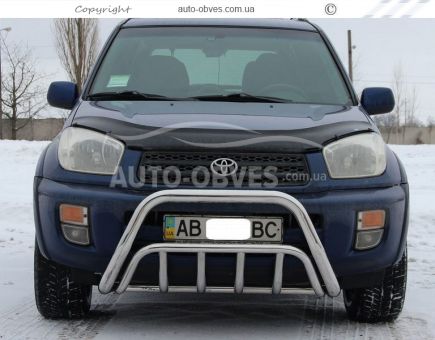 Front bumper protection Toyota Rav4 2000-2005 фото 1