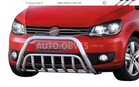 Bullbar Volkswagen Touran 2010-2015 - type: double фото 0