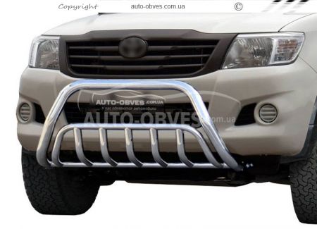 Кенгурятник Toyota Hilux 2012-2015 - тип: двойной фото 0