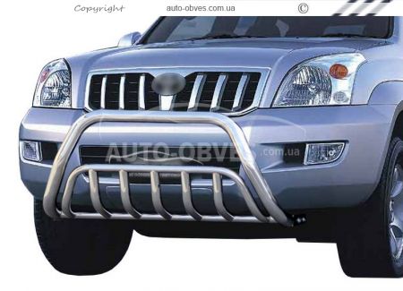 Кенгурятник Toyota Prado 120 2003-2008 - тип: двойной фото 0