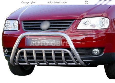 Кенгурятник Volkswagen Caddy 2004-2010 - тип: двойной фото 0