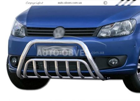 Bullbar VW Caddy 2010-2015 - type: double фото 0