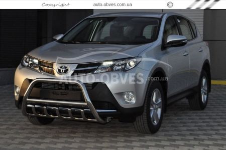 Front bar Toyota Rav4 2013-2016 - type: standard фото 2