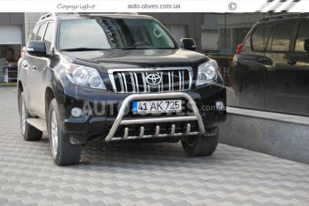 Front bar Toyota Prado 150 2009-2013 - type: standard фото 2