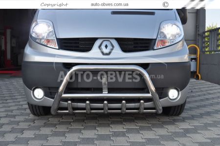 Front bar Renault Trafic - type: standard фото 2
