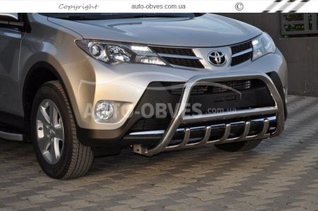 Front bar Toyota Rav4 2013-2016 - type: standard фото 3