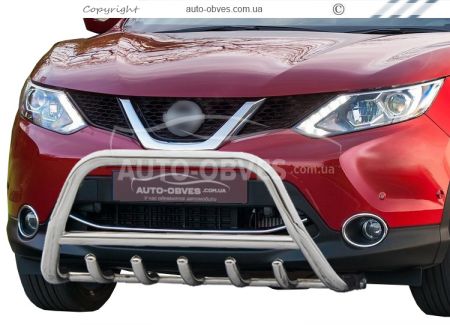 Кенгурятник Nissan Qashqai 2014-2017 - тип: штатний фото 0