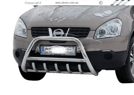 Front bar Nissan Qashqai 2007-2010 - type: standard фото 0