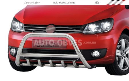 Front bumper protection Volkswagen Touran 2010-2015 фото 0