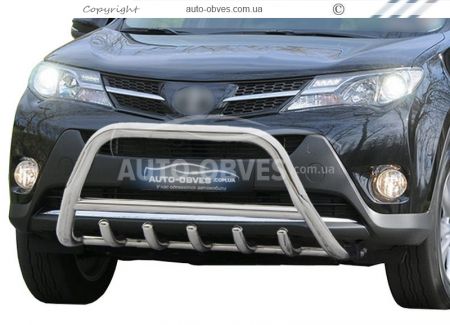 Front bar Toyota Rav4 2013-2016 - type: standard фото 0