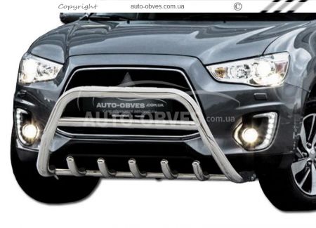 Кенгурятник Mitsubishi ASX 2013-2016 - тип: штатний фото 0