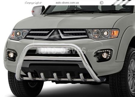 Кенгурятник Mitsubishi Pajero Sport 2008-2016 - тип: штатний фото 0